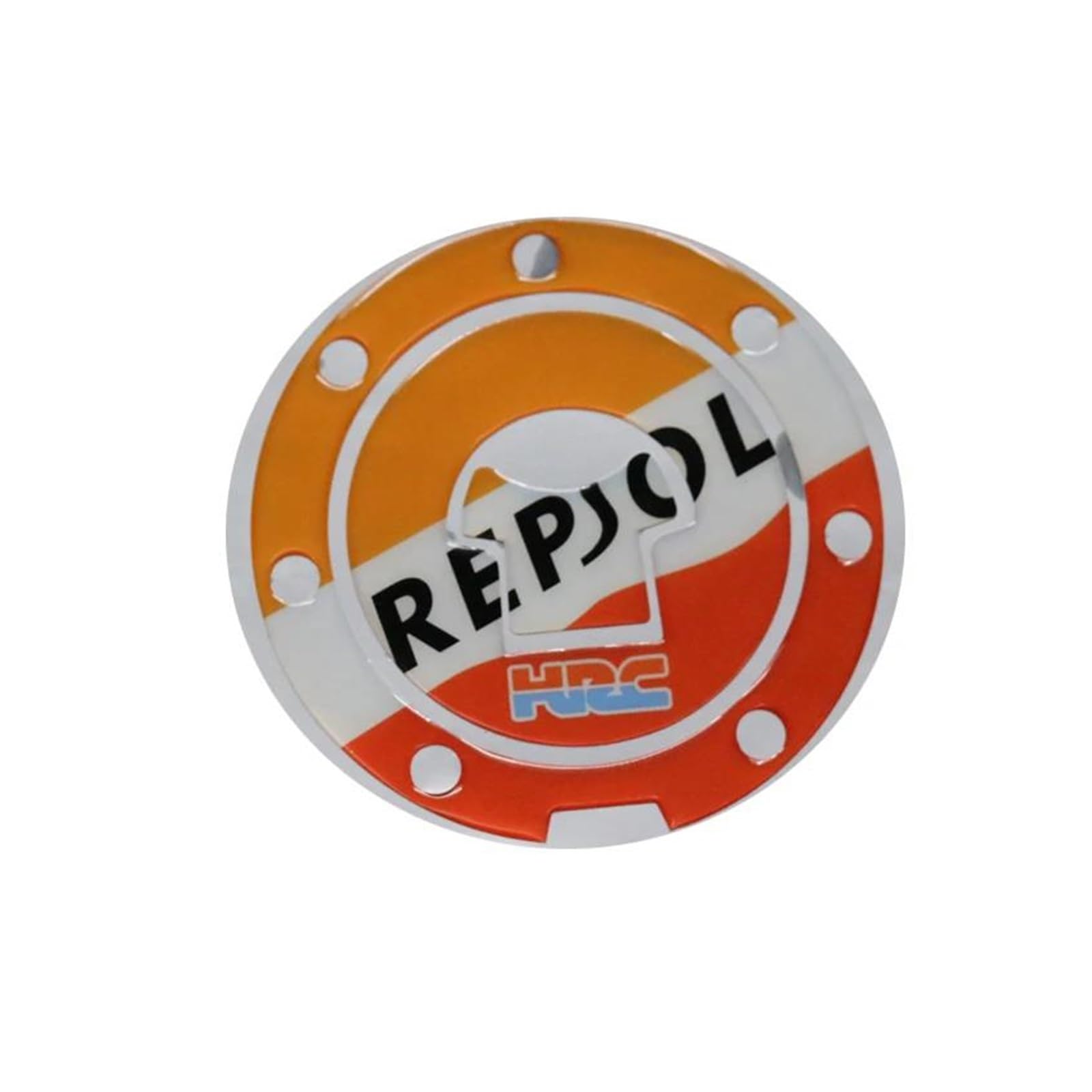 Für HON&DA CBR HRC CBR600RR CBR1000RR REPSOL CBR900 CBR929 CBR954 CBR250 Chrom Aufkleber Tankdeckel Abdeckung Aufkleber Pad(Multi-Colored) von DACONGI