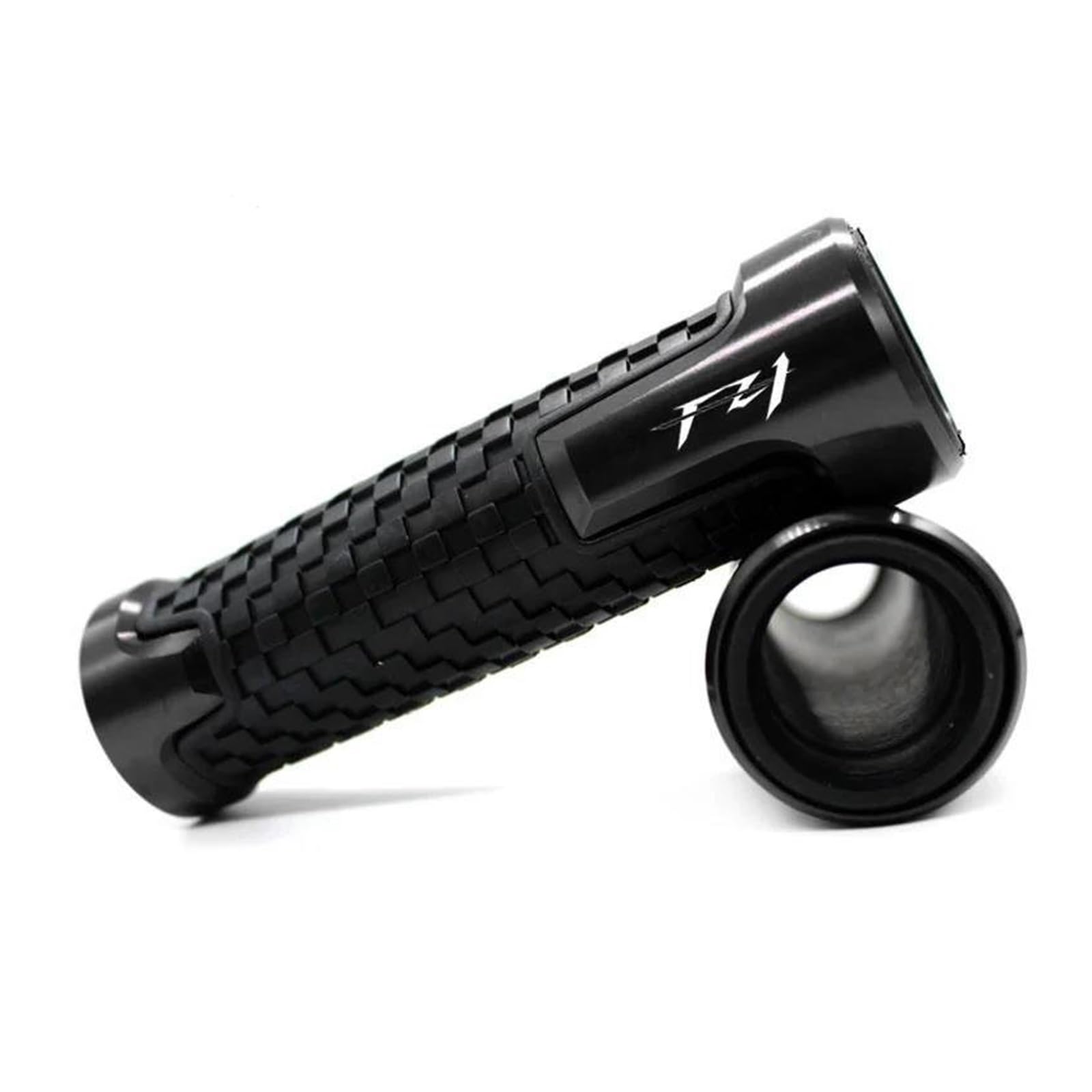 Für YAM&AHA FZ1 FAZER 2006-2015 2007 2008 2009 Motorrad 7/8 "22MM Lenker Handgriffe Griff Bar End Kappe Lenkergriffe(Black) von DACONGI