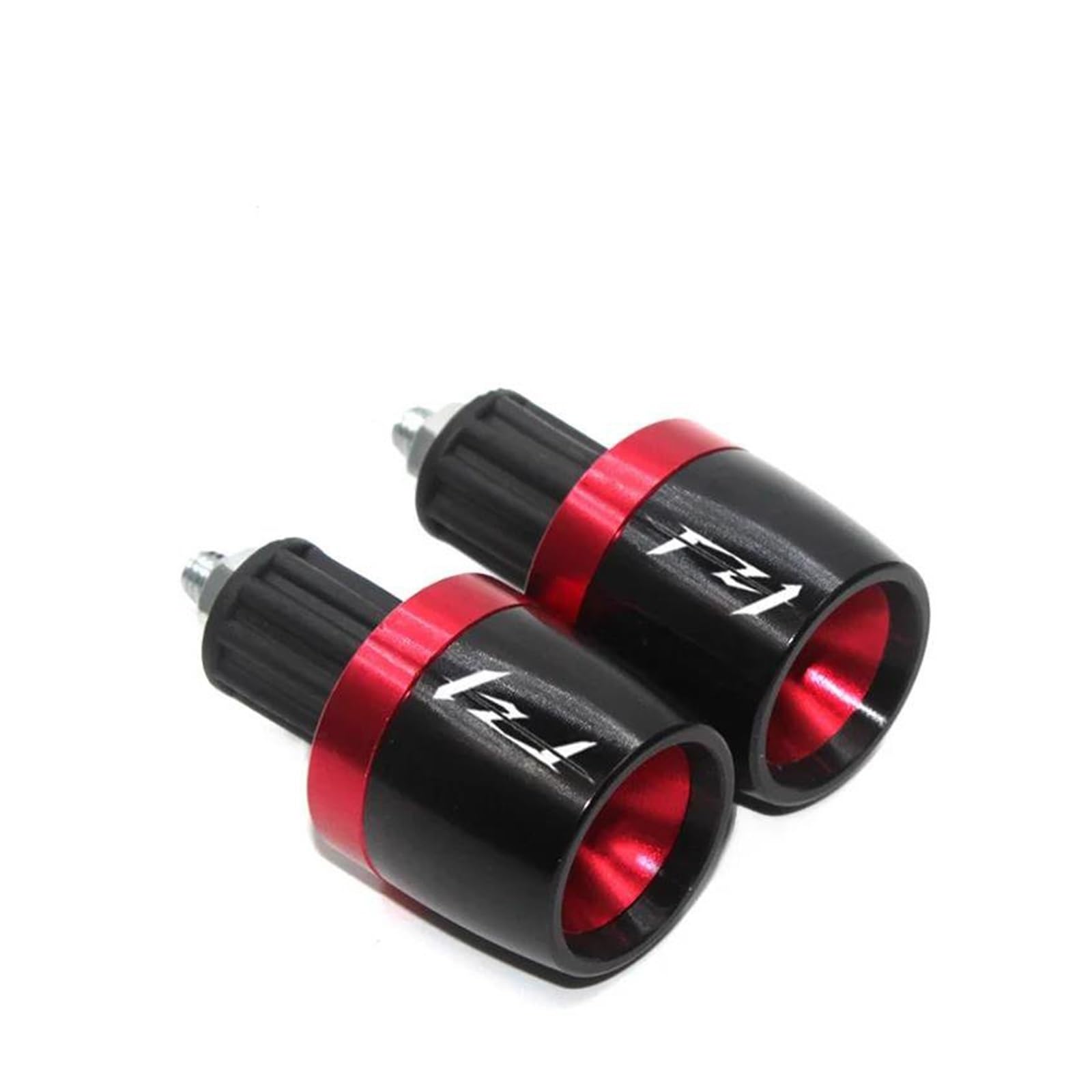 Für YAM&AHA FZ1 FAZER 2006-2015 2007 2008 2009 Motorrad 7/8 "22MM Lenker Handgriffe Griff Bar End Kappe Lenkergriffe(Red2) von DACONGI