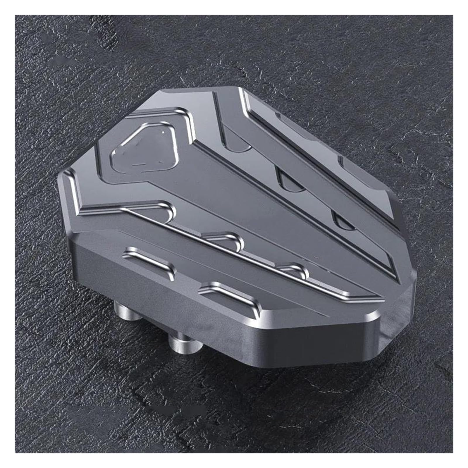 Fußbremskraftverstärker Motorrad Bremspedal Hinten Brems Fuß Pad Bremspedal Abdeckung Für Ka&wasaki Ninja 400 650 Z400 Z650 Z800 X300 6N 6F(Titanium) von DACONGI