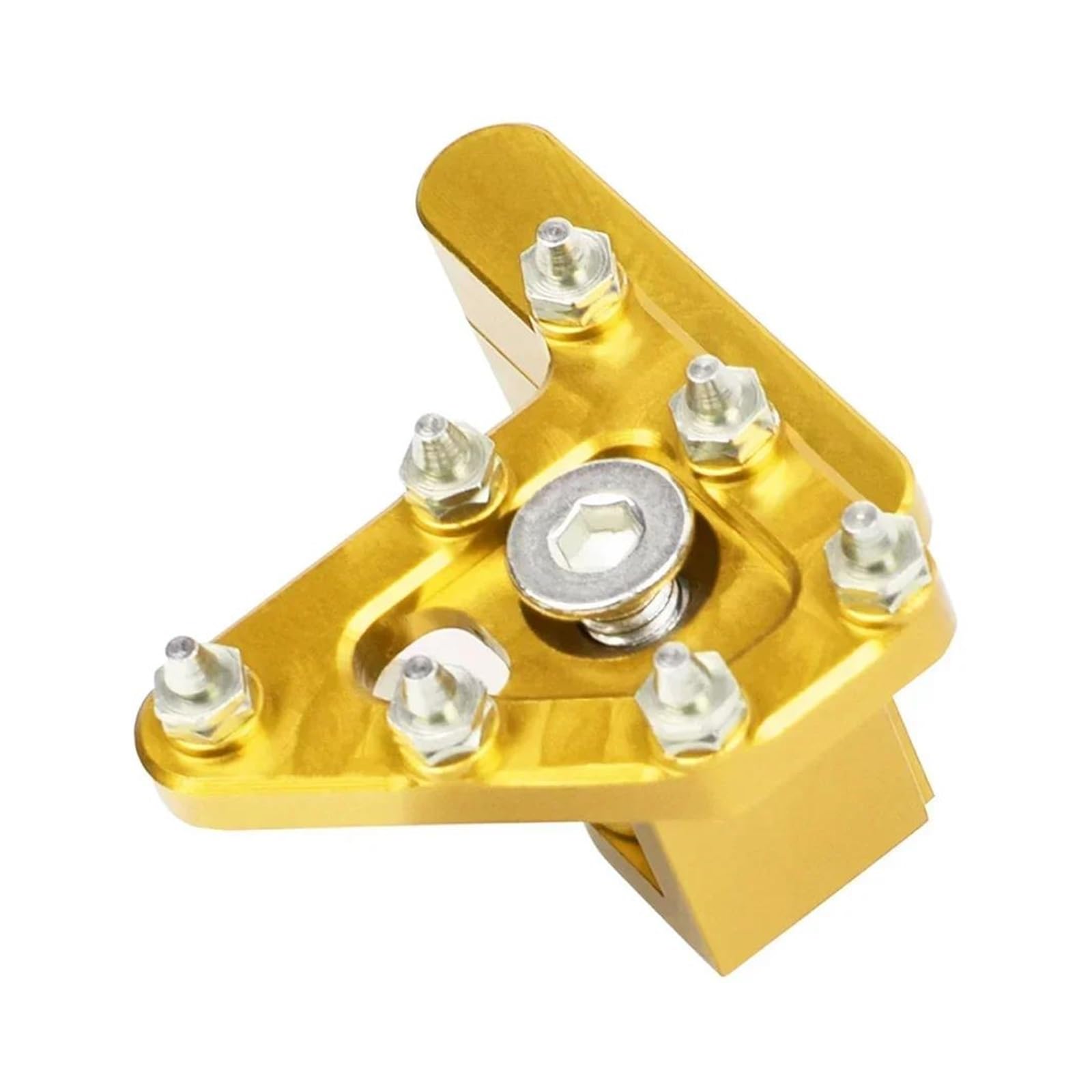 Fußbremskraftverstärker Motorrad Klapp Brems Kopf Zubehör Motocross Hinten Bremshebel Pedal Pedal Kopf Aluminium Legierung Für Suzuki(Gold) von DACONGI