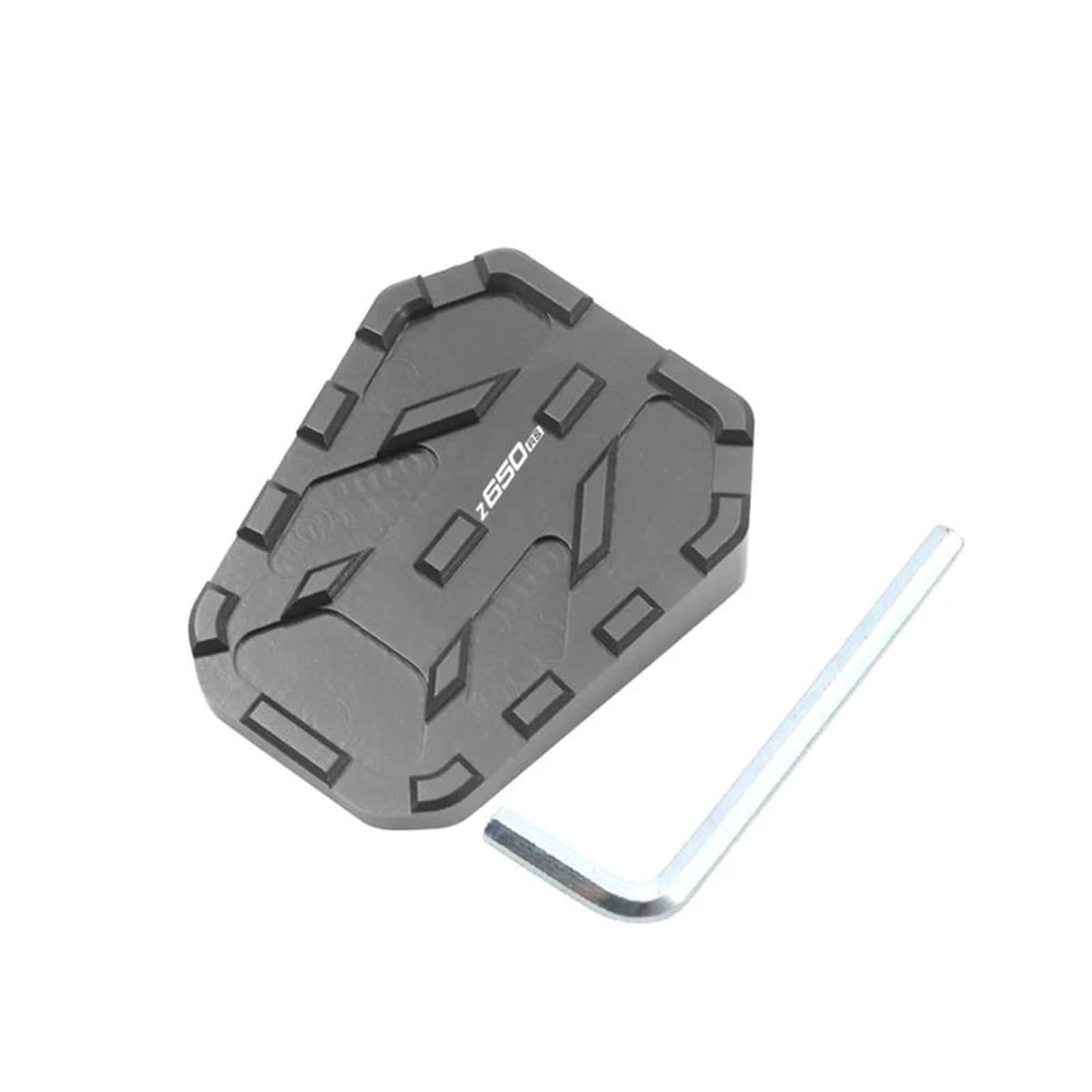 Fußbremskraftverstärker Motorrad Zubehör Anti Skid Pedal Bremspedal Für Ka&wasaki Ninja 650 Ninja 400 Z650 Z650RS Z400 Z 650 650RS 400(Grey 4) von DACONGI