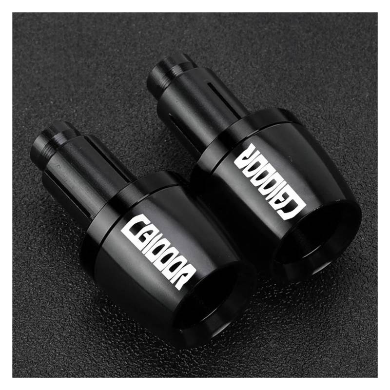 Lenkerende Für HON&DA CB1000R CB1000 R 2008-2024 7/8'' 22MM Motorrad Lenker Griffe Slider Kappe Stecker Hand Bar End(Black2) von DACONGI