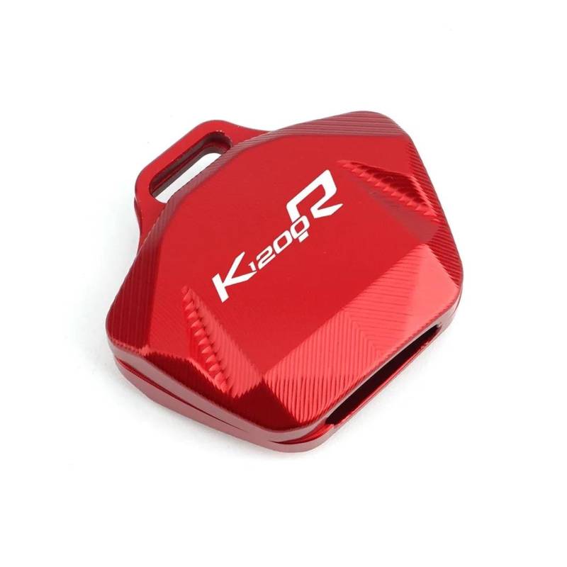 Schlüsselschutzhülle Für BM&W K1200R K 1200R K1200 R Motorrad Schlüssel Fall Abdeckung Shell Cap Schutz Schlüsselring Schlüsselanhänger(Red) von DACONGI