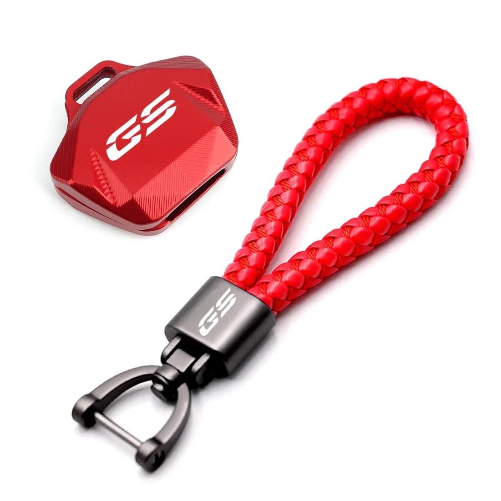 Schlüsselschutzhülle Für BM&W R1200GS G310GS F700GS F750G F800GS F850GS Motorrad Schlüssel Fall Abdeckung Shell Cap Schutz Schlüsselring Keychain(Red2) von DACONGI