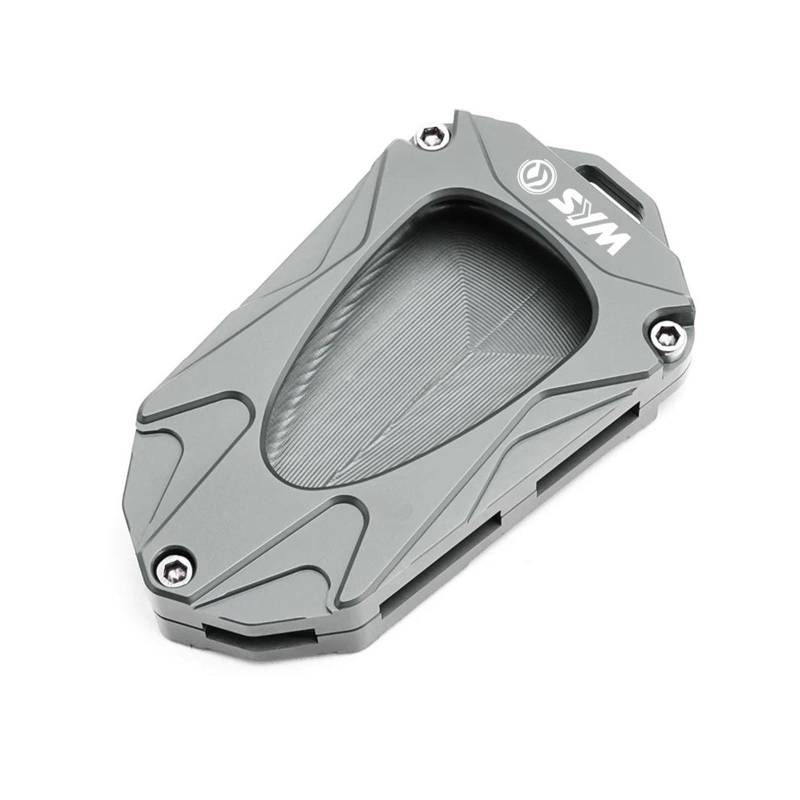 Schlüsselschutzhülle Für Sym Joymax Z GTS 125i 250i 300 Z300 F300 Husky ADV 150 Motorrad Schlüssel Abdeckung Shell Fall Schlüsselbund Schlüsselbund Gürtel(Titanium) von DACONGI