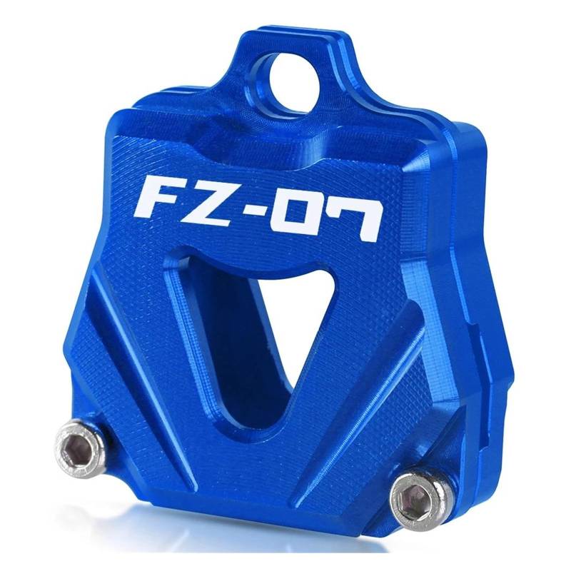 Schlüsselschutzhülle Für YAM&AHA FZ07 FZ 07 2015-2017 2016 FZ-07 Motorrad CNC Schlüssel Abdeckung Kappe Schlüssel Fall Shell Zubehör(Blue) von DACONGI