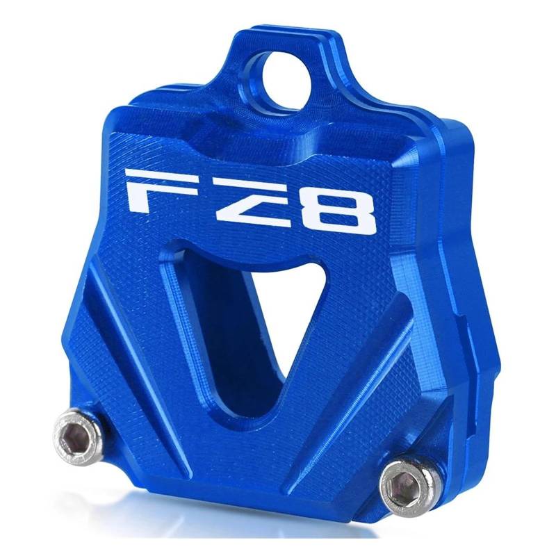 Schlüsselschutzhülle Für YAM&AHA FZ8 FZ-8 2011-2013 2012 FZ 8 Motorrad Schlüssel Abdeckung Kappe Schlüssel Fall Shell CNC Aluminium Zubehör(Blue) von DACONGI