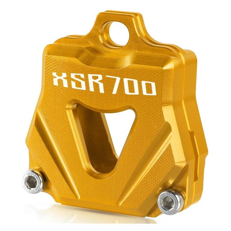 Schlüsselschutzhülle Für YAM&AHA XSR700 XSR700 2018 Motorradzubehör CNC-Schlüsselabdeckung Schlüsselbund Schlüsselbund Shell Case Schutz(Gold) von DACONGI