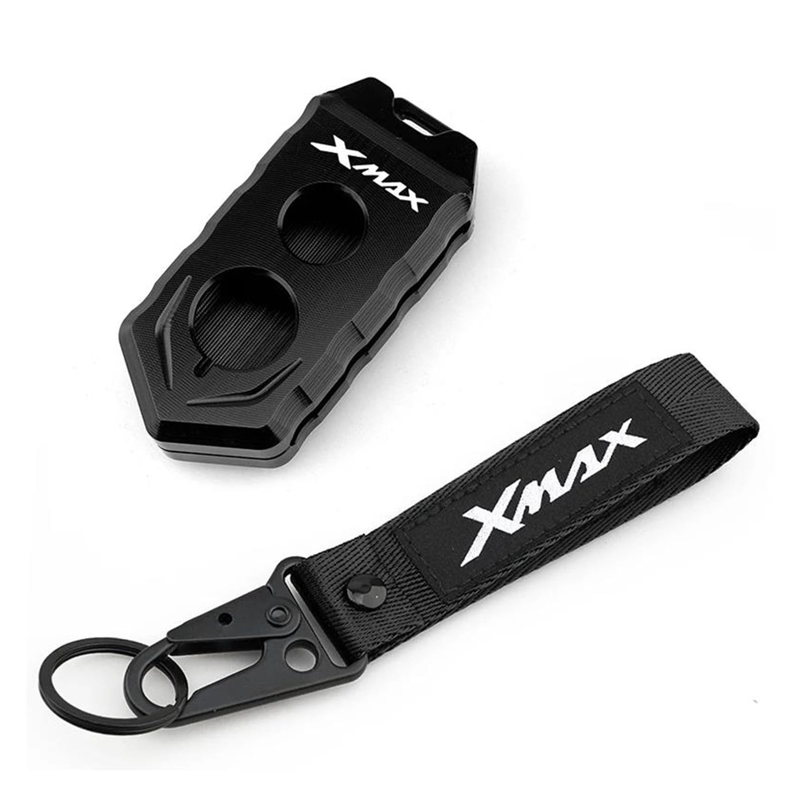 Schlüsselschutzhülle Für YAM&AHA Xmax 300 125 250 400 2017-2020 Motorrad Schlüssel Abdeckung Shell Fall Xmax 250 Xmax 300 Xmax 125 Keychain Schlüsselring(Black2) von DACONGI