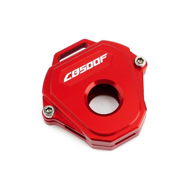 Schlüsselschutzhülle Für ho&nda CB500X CB500F CB 500X 500F 500 X F Motorradzubehör Aluminium Schlüsselabdeckung Shell Fall Kappe Schutz(Red) von DACONGI