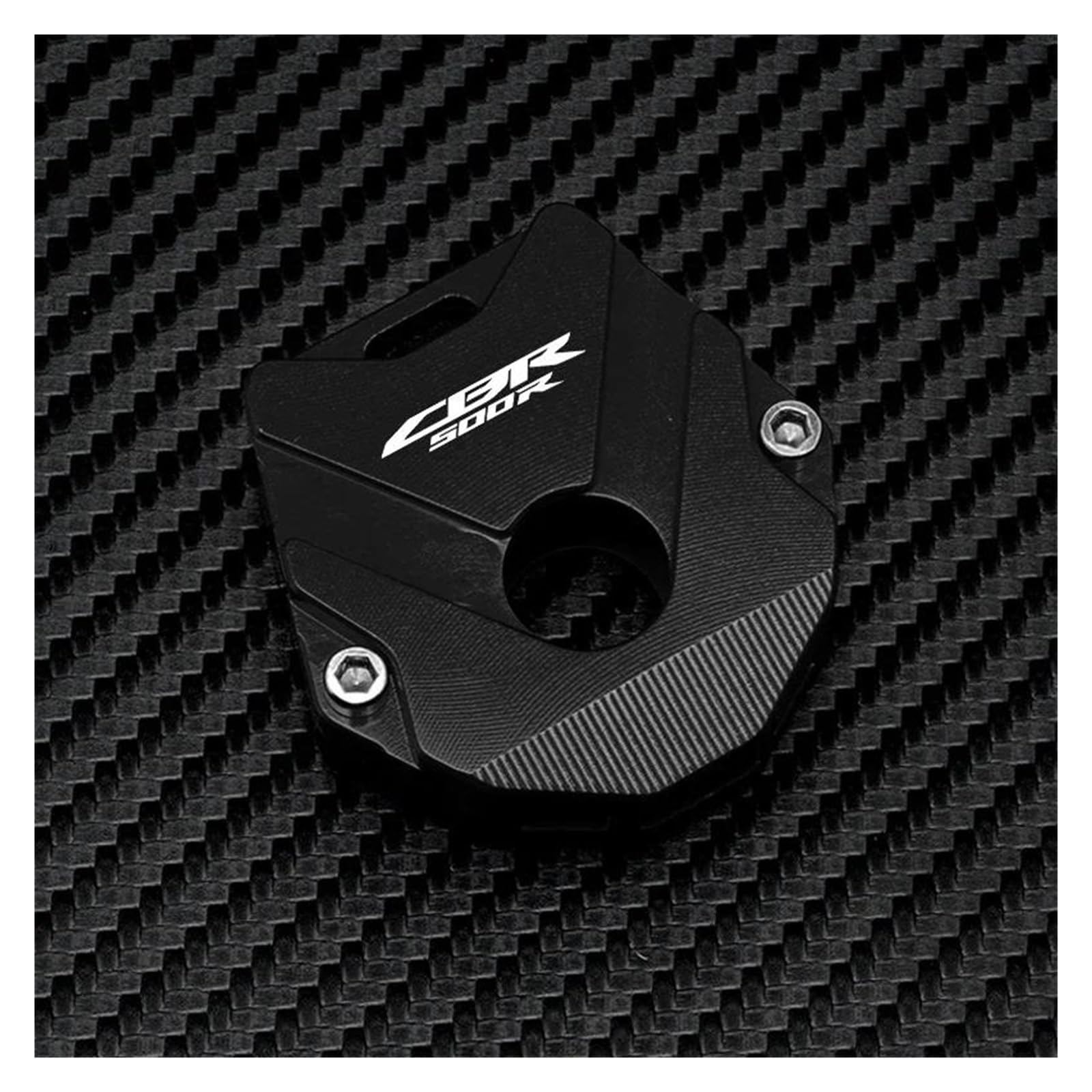 Schlüsselschutzhülle Für ho&nda CBR500R CBR500R CBR500R 2013-2022 2021 Universal Ganzjahres-Motorrad-CNC-Schlüsselabdeckungs-Gehäuseschale(Black) von DACONGI