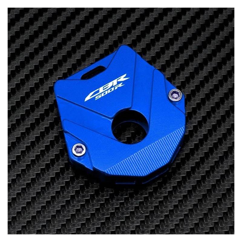 Schlüsselschutzhülle Für ho&nda CBR500R CBR500R CBR500R 2013-2022 2021 Universal Ganzjahres-Motorrad-CNC-Schlüsselabdeckungs-Gehäuseschale(Blue) von DACONGI