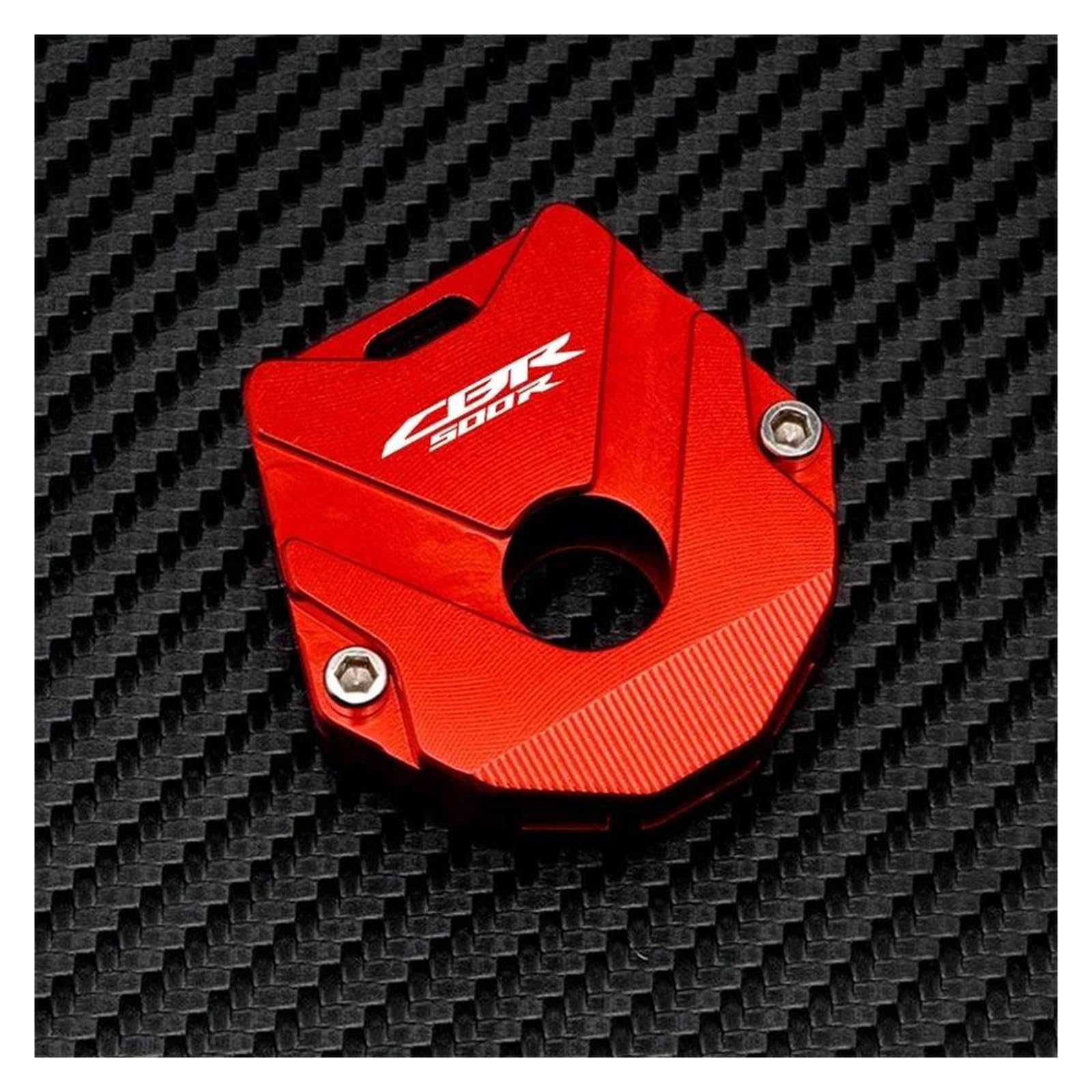 Schlüsselschutzhülle Für ho&nda CBR500R CBR500R CBR500R 2013-2022 2021 Universal Ganzjahres-Motorrad-CNC-Schlüsselabdeckungs-Gehäuseschale(Red) von DACONGI