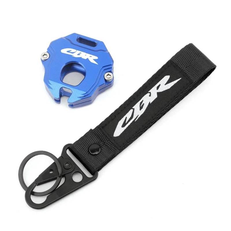 Schlüsselschutzhülle Für ho&nda CBR650R CBR600RR CBR1000RR CBR500R CBR 650R 600RR 1000RR 250RR Motorrad Schlüssel Fall Abdeckung Shell Keychain(Blue2) von DACONGI