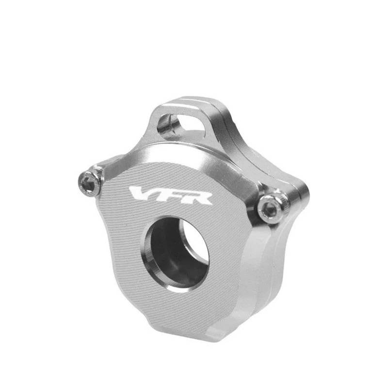 Schlüsselschutzhülle Motorrad CNC Kreative Schlüssel Fall Shell Embryo Abdeckung Schlüssel Shell Schutz Abdeckung Für HO&NDA VFR800 VFR 800(Silver) von DACONGI