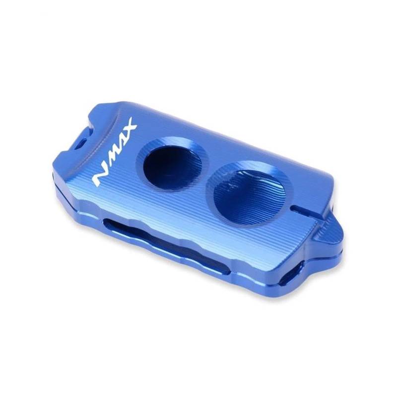 Schlüsselschutzhülle Motorrad CNC Schlüssel Abdeckung Fall Shell Schlüssel Schutz Für YAM&AHA NMAX N-MAX 125 N-MAX 155 NMAX155 NMAX125(Blue2) von DACONGI