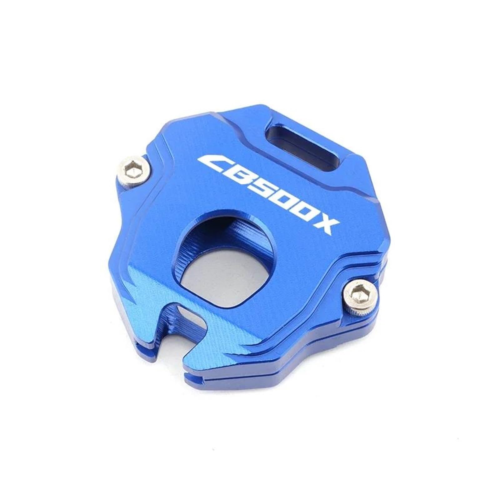 Schlüsselschutzhülle Motorradzubehör CNC-Schlüsseletui-Abdeckung Shell Schlüsselanhänger Für ho&nda CB500X CB500 X CB 500X 2013-2024 2023(Blue) von DACONGI