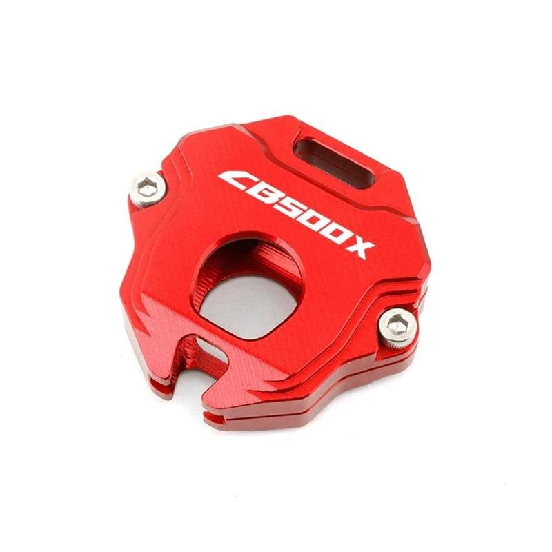 Schlüsselschutzhülle Motorradzubehör CNC-Schlüsseletui-Abdeckung Shell Schlüsselanhänger Für ho&nda CB500X CB500 X CB 500X 2013-2024 2023(Red) von DACONGI