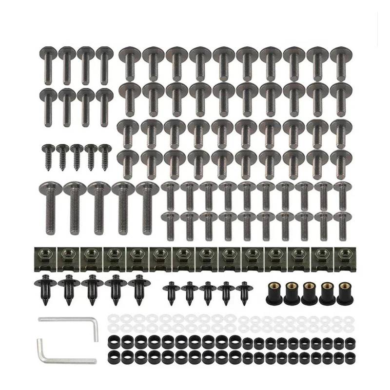 Verkleidungsschraubensatz Für YAMA&HA MT-09 MT-10 SP MT09 MT10 FZ10 FZ09 MT-07 FZ-07 MT-03 MT03 MT07 FZ07 Motorrad Verkleidung Schrauben Schraube Mutter Clip Kit(Titanium) von DACONGI