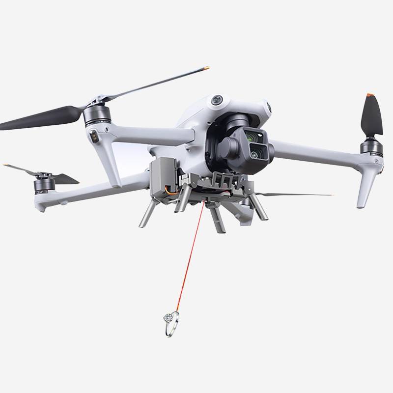 Payload Delivery Transportgerät für DJI Air 3 Drohne, Hochzeit Drohne Werfen Drop Release Airdrop Gerät von DAGIJIRD