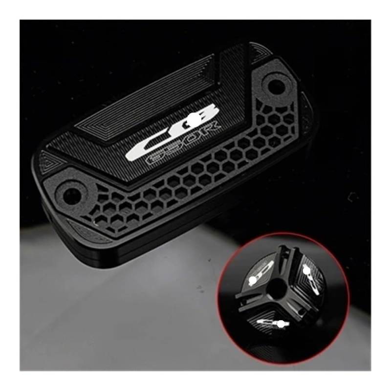 Bremsbehälterabdeckung Motorrad für CB650R Motorrad Vorderbremsflüssigkeitsbehälter Abdeckung Motoröl Einfülldeckel Zubehör Für CB 650R CB 650 R 2019-2023 von DAGMARA