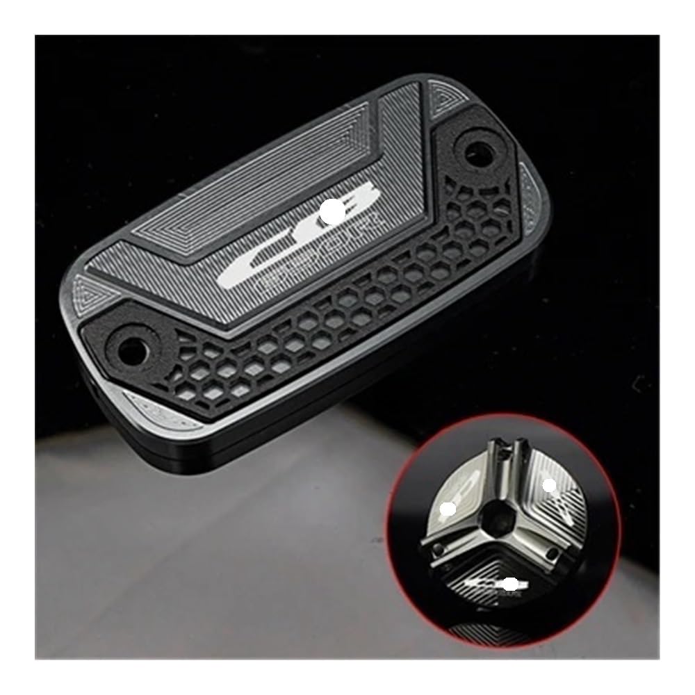 Bremsbehälterabdeckung Motorrad für CB650R Motorrad Vorderbremsflüssigkeitsbehälter Abdeckung Motoröl Einfülldeckel Zubehör Für CB 650R CB 650 R 2019-2023 von DAGMARA