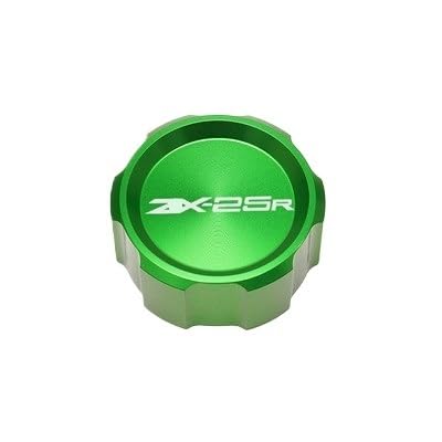 Bremsflüssigkeitsbehälter Abdeckkappe Pro Motorrad Motorrad Aluminium Hinten Und Vorne Brems Flüssigkeit Reservoir Kappe Zylinder Abdeckung Für Kaw&asaki NI&nja ZX 25R ZX25R 2020-2021 Zubehör von DAGMARA