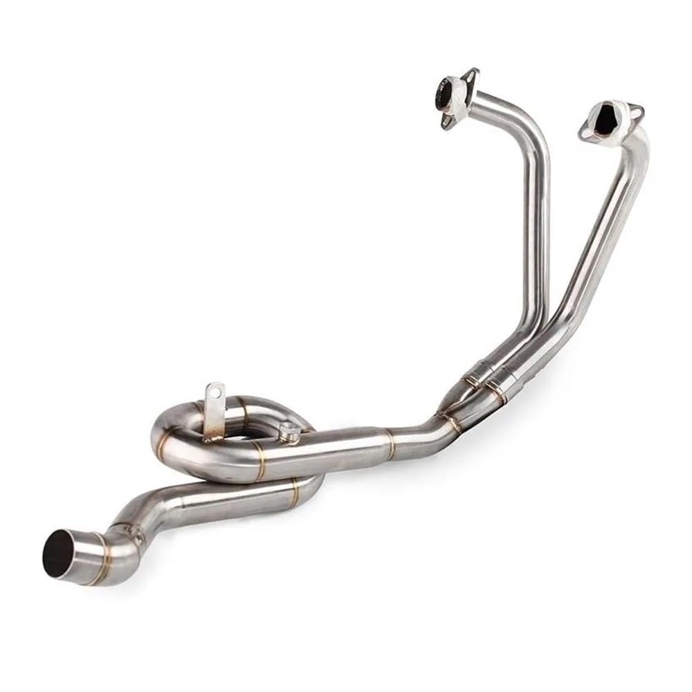 Motorrad Auspuffschalldämpfer Für Yam&aha MT03 MT-03 R25 R3 2014-2021 Motorradauspuff Link Mid Pipe Auspuff Voller Motorradauspuff von DAGMARA