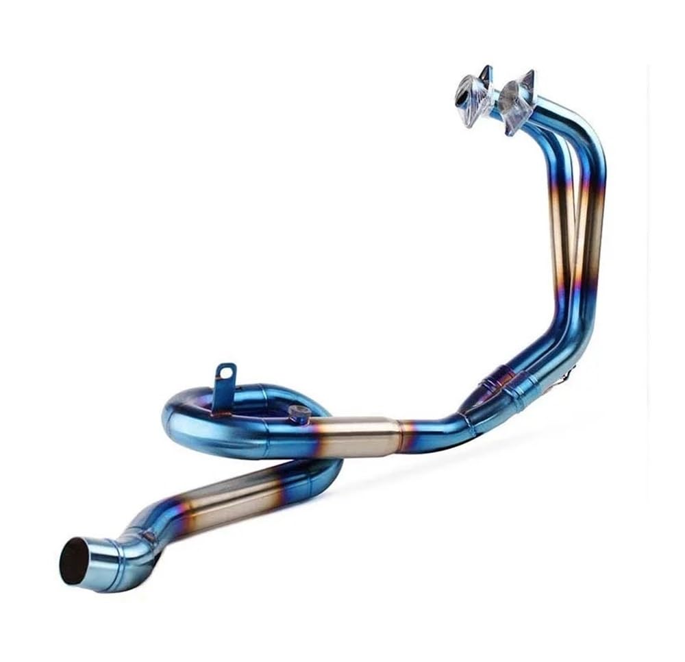 Motorrad Auspuffschalldämpfer Für Yam&aha MT03 MT-03 R25 R3 2014-2021 Motorradauspuff Link Mid Pipe Auspuff Voller Motorradauspuff von DAGMARA