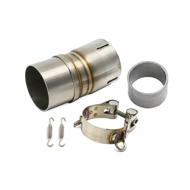 Motorrad Auspuffschalldämpfer Für Yam&aha R6 YZF R6 2006-2019 Auspuff Y Mid Pipe Link Motorrad Link Schalldämpfer Rohr Schalldämpfer Eliminator Für YZFR6 von DAGMARA