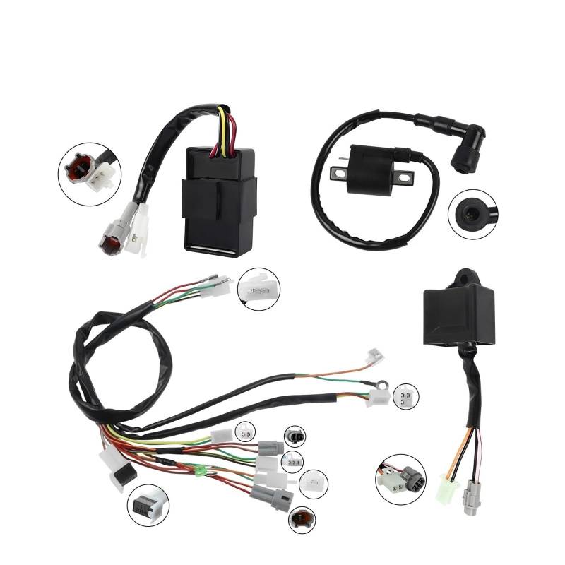 Motorrad CDI Zündspule CDI Unit Kit für Yamaha PW50 PW PY 50 PY50 Motorradmotoren CDI Zündeinheiten Motorrad Zündung CDI von DAGMARA