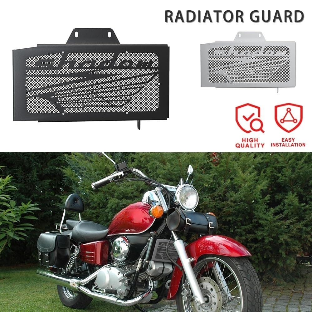 Motorrad-Heizkörperschutz, Motorrad-Ölkühler-Schutzbleche, Shadow 125, Kühlergrill-Schutz, Abdeckung für VT 125 Shadow 1999-2007 2006 2005 2004 von DAGMARA