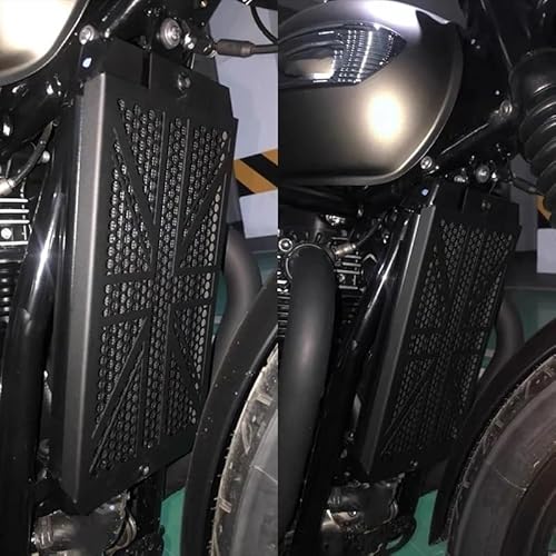 Motorrad Kühlergrill Schutz Motorrad Kühlergrill Schutz Grill Abdeckung Schutz Für Tr&iumph Bonneville T100 T120 Bobber Street Scrambler Zubehör von DAGMARA