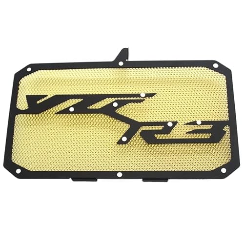 Motorrad Kühlergrill Schutz Motorradzubehör R3 CNC Kühlerabdeckung Kühlergrill Schutzabdeckung Tankschutz Für Yam&aha YZF R3 YZF-R3 YZFR3 2015–2020 von DAGMARA