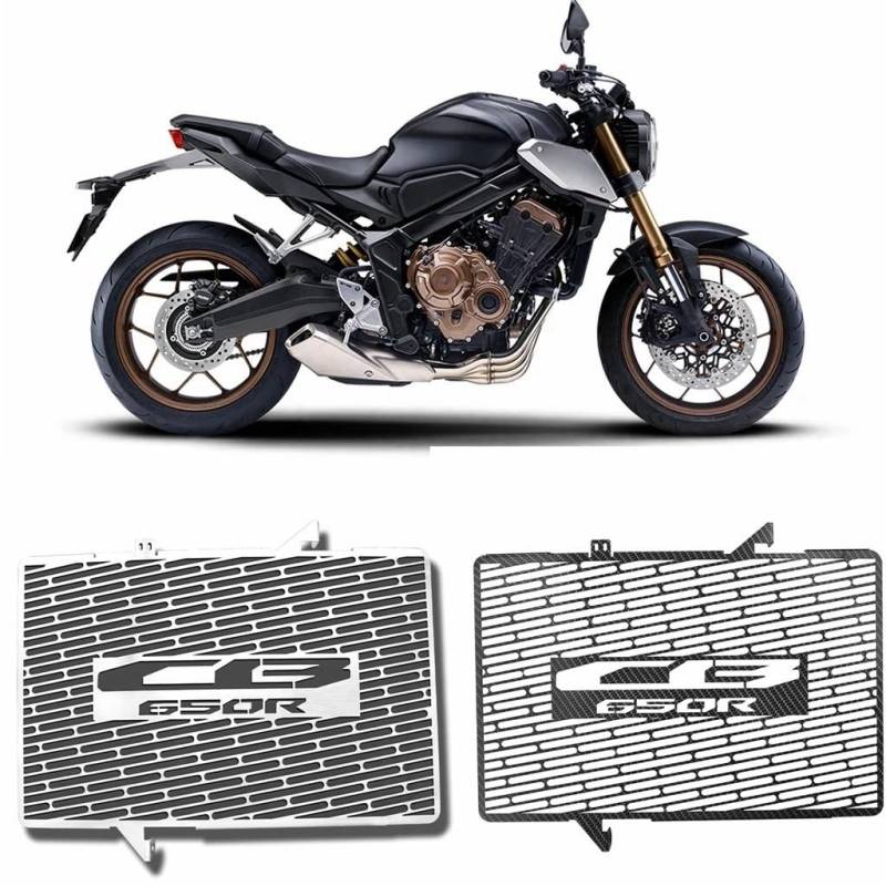 Motorrad Kühlerschutz Motorrad für CB650R 2019-2022 CB 650R CB650 R 2020 2021 Edelstahl Kühlerschutz Kühlergrill Abdeckung Schutz von DAGMARA