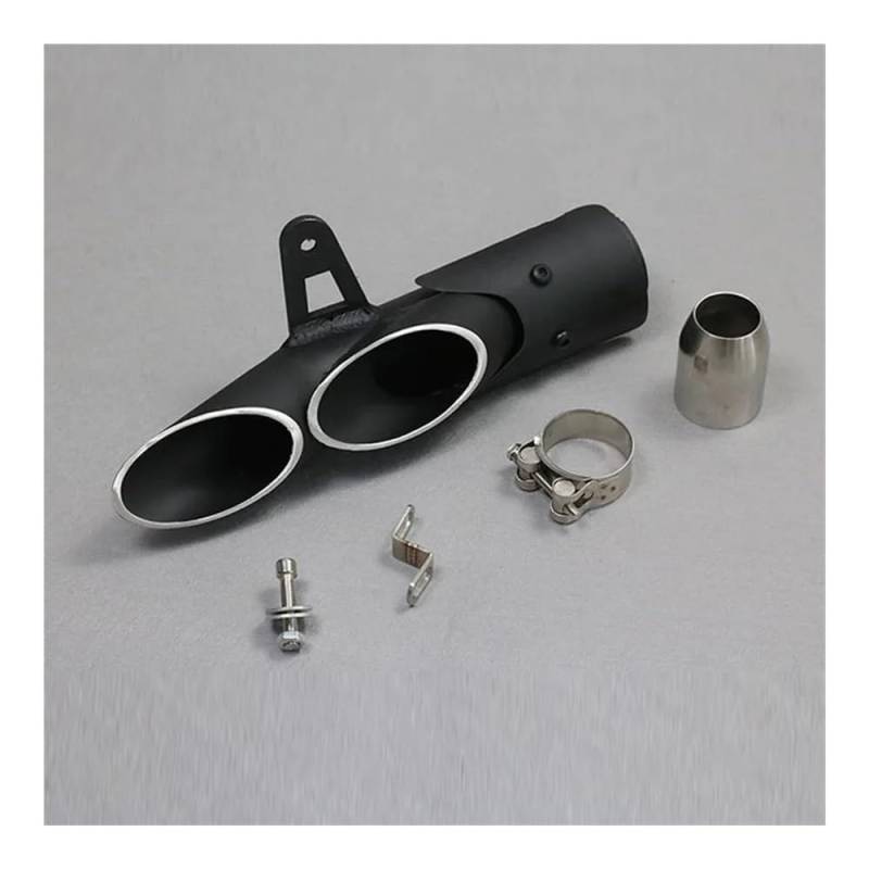 Motorrad-Schalldämpfer, 51 mm, universeller Motorrad-Auspuffschalldämpfer, zwei drei Auslassrohre, Escape-Moto-Schalldämpfer für YZF R1 R3 R6 Z1000 S1000RR CBR1000RR von DAGMARA