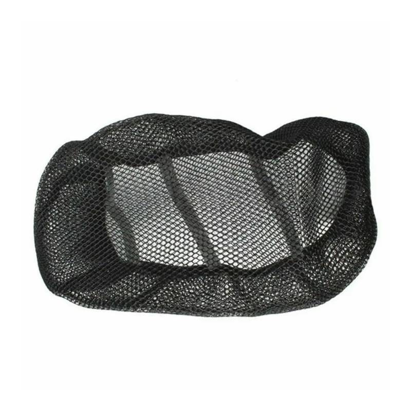 Motorrad Sitzabdeckung Motorrad Sitzbezug 75-48cm Schwarz Polyester Mesh Belüftung Design Anti-Rutsch Zubehör von DAGMARA