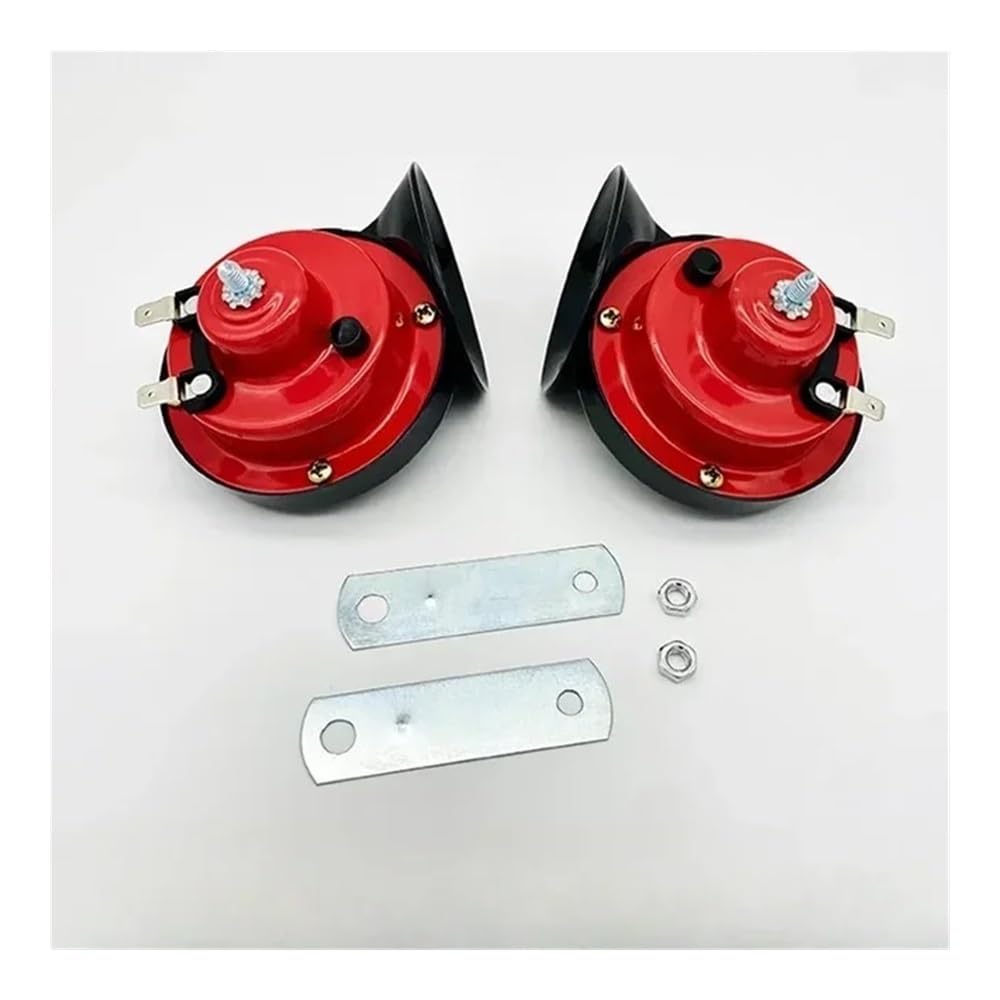 Motorradhupe laut 1 Paar 120DB Horn 12V Auto Lautsprecher 24V Lkw Trompete 12v Motorrad Horn Pfeife Hörner Motorrad Horn Lautsprecher von DAGMARA