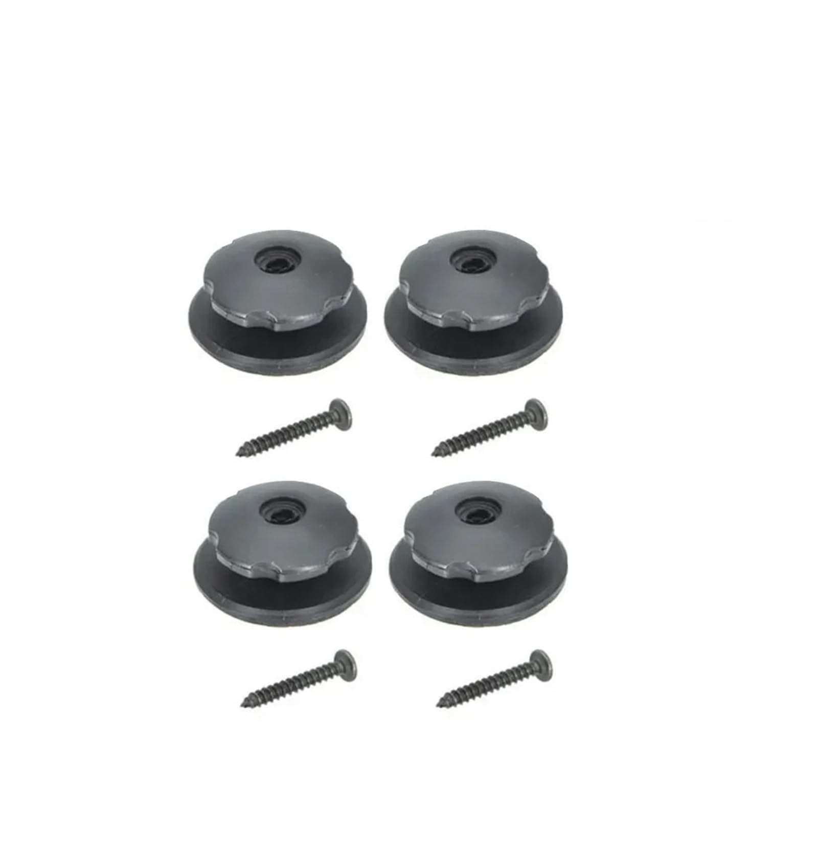 DAINUN [Replacement] 4 Set Fahrzeug Kofferraum Haken Gepäcknetz Halterung Set Lagerung Organizer Auto Zubehör 4X Haken 4X Schrauben Auto Verschluss/Clip von DAINUN