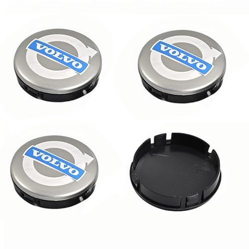4 Stück Nabendeckel für Volvo V60 2018-2023 64mm, Felgendeckel Radkappen Wasserdicht Staubdicht Radzierblende Radnaben Abzeichenaufkleber,B 4 Stück Nabendeckel für Volvo V60 2018-2023 64mm, Felgendeckel Radkappen Wasserdicht Staubdicht Radzierblende Radnaben Abzeichenaufkleber,B von DALINGFA