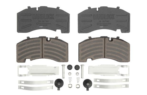 DANBLOCK Bremsbelagsatz DB 2917182 0980108160,0509290060,0509290080 0980106440,0980106950,0980107260,0980107280 von DANBLOCK