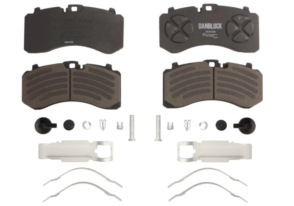DANBLOCK Bremsbelagsatz DB 2931982 3057000600 Bremsbeläge,Bremsklötze,Bremssteine,Bremsbeläge & Bremsbelagsatz,Bremsklötze & Bremsbelagsatz von DANBLOCK