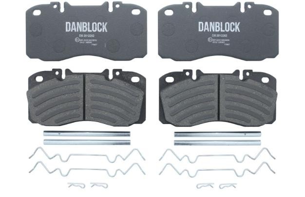 DANBLOCK Bremsbelagsatz MERCEDES-BENZ,NISSAN,VOLVO DB 2912282 01906297,01906416,1906297 504232819,01906146,01906402,1906402,1906416,42555669 von DANBLOCK