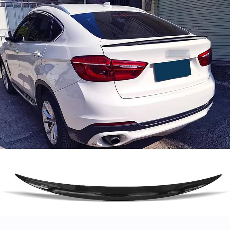 Heckspoiler für BMW X6 F16 2015-2018, Kofferraumspoiler ABS Auto Heckspoiler Spoiler Universal Heckscheibenspoiler von DANETI