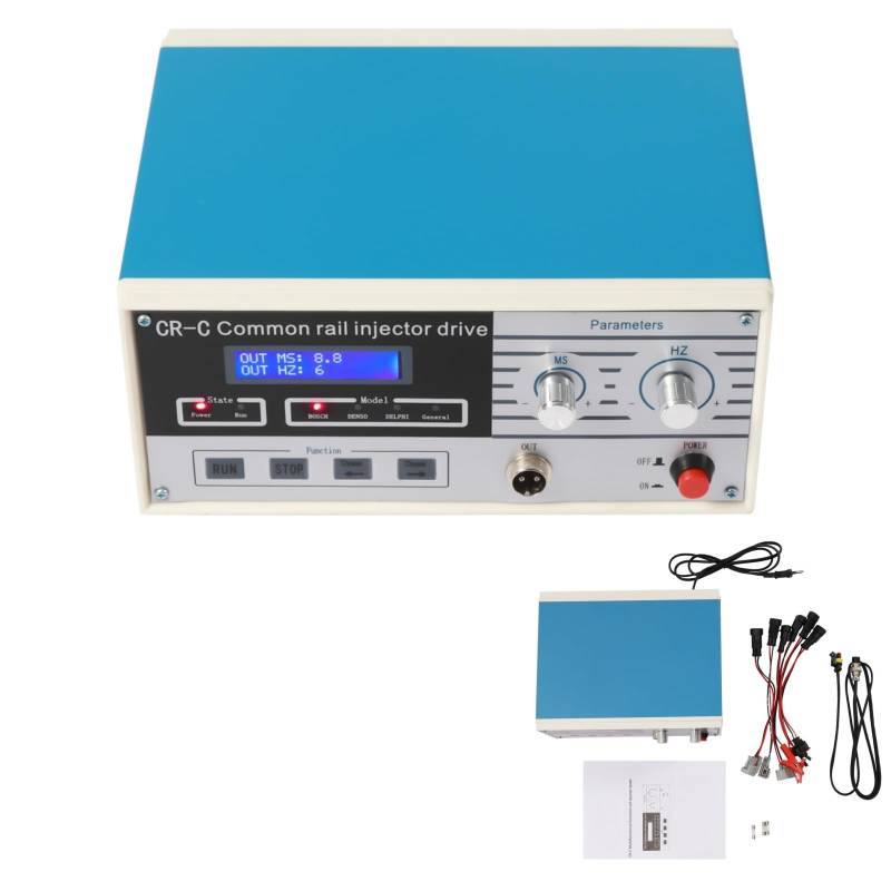 DAOHHFO Einspritzdüsen Prüfgerät Set, 220V Multifunktions Diesel Common Diesel Injector Test Machine, Reparatur-Diagnose-Tester für Common Rail Einspritzdüsen Diesel Reparaturwerkzeug von DAOHHFO