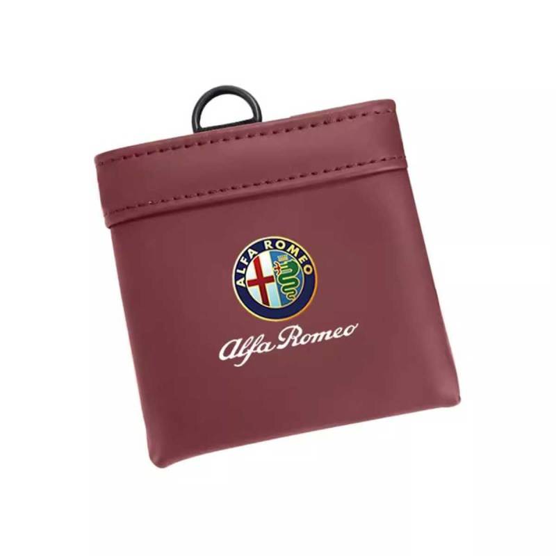 DAPLGL Auto Vent Aufbewahrungsbox für Alfa Romeo 4C 8C 156 Giulietta Spider Giulia 159, Auto PU Aufbewahrungsbox, Auto Interieur Aufbewahrungstasche von DAPLGL