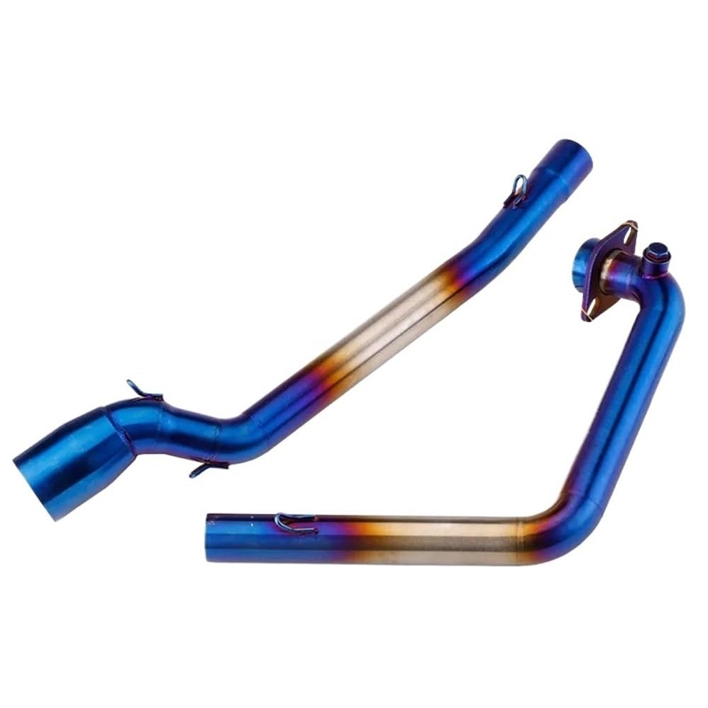 Auspuff Schalldämpfer Für Su&zuki GSXR150 GSX150R GSX S150 GSX-S150 Motorradauspuff Für Escape Modify Front Link Pipe Slip On 51mm Schalldämpfer von DARDDI