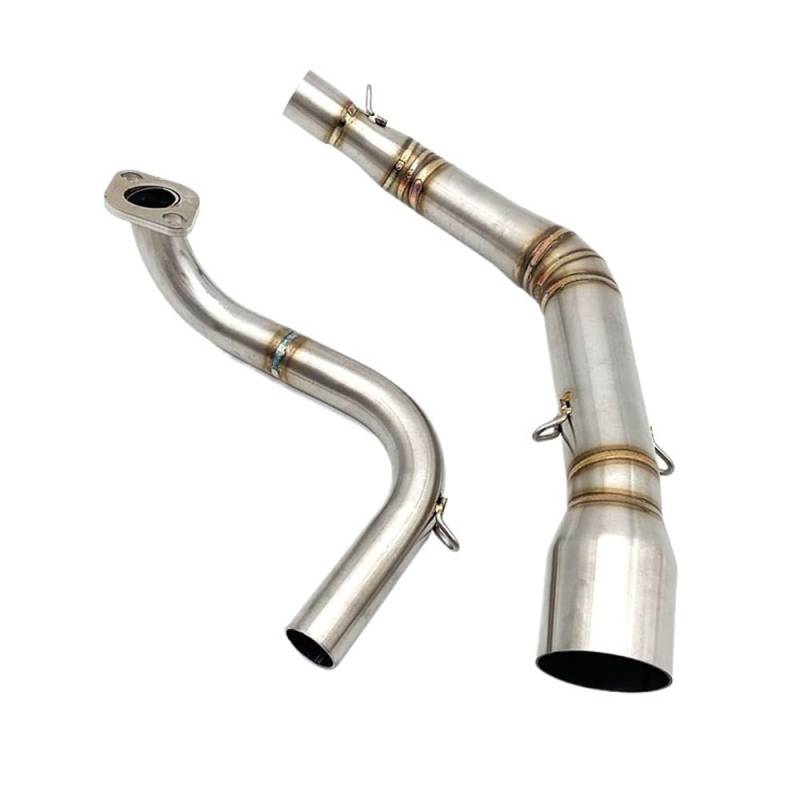 Auspuff Schalldämpfer Für X-ADV 150 XADV150 XADV 150 Slip On Motorrad Auspuff für Escape Modified 51mm Front Middle Link Pipe von DARDDI