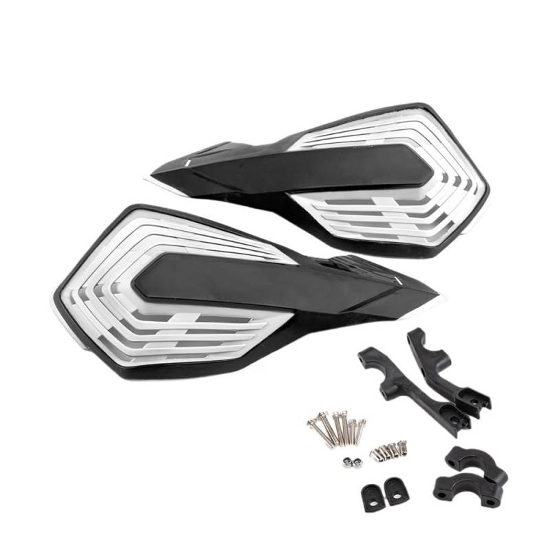 Motorrad Bremshebel Schutz Motorrad Handprotektoren 7/8 "Handschutz Lenker Für CRF50 Für CR80 Für CR85 Für CRF110 Für CR125R Für CR250R von DARDDI